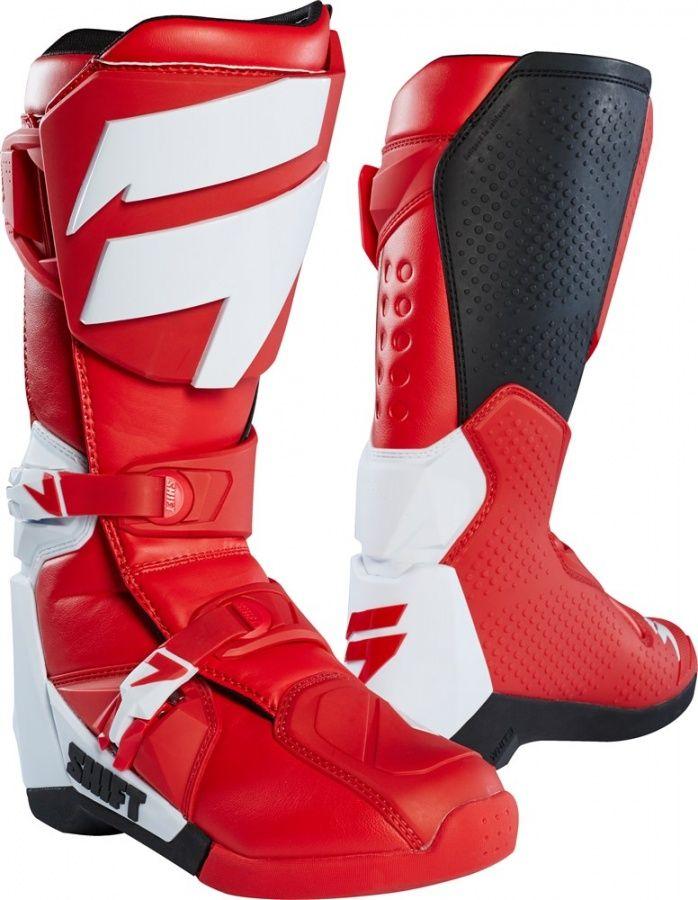 Мотоботы Shift White Label Boot Red